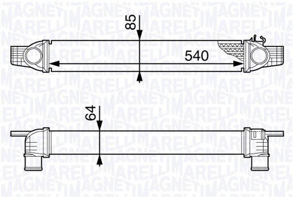 MAGNETI MARELLI Välijäähdytin 351319202270